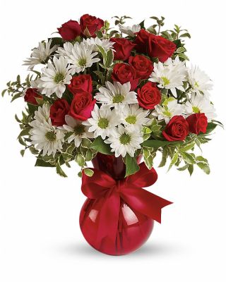 Red, White And You Bouquet 
