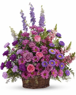 Gracious Lavender Basket 