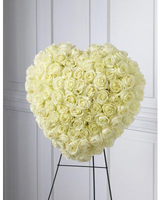 White Rose Elegant Heart 