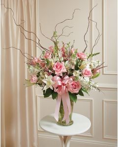 Beautiful Blessings Pink Vase Arrangement 