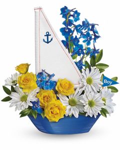 Ahoy, It's A Boy Bouquet 