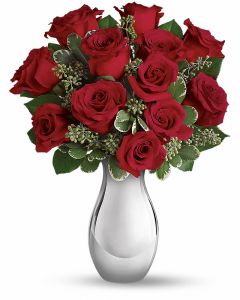 True Romance Bouquet with Red Roses 